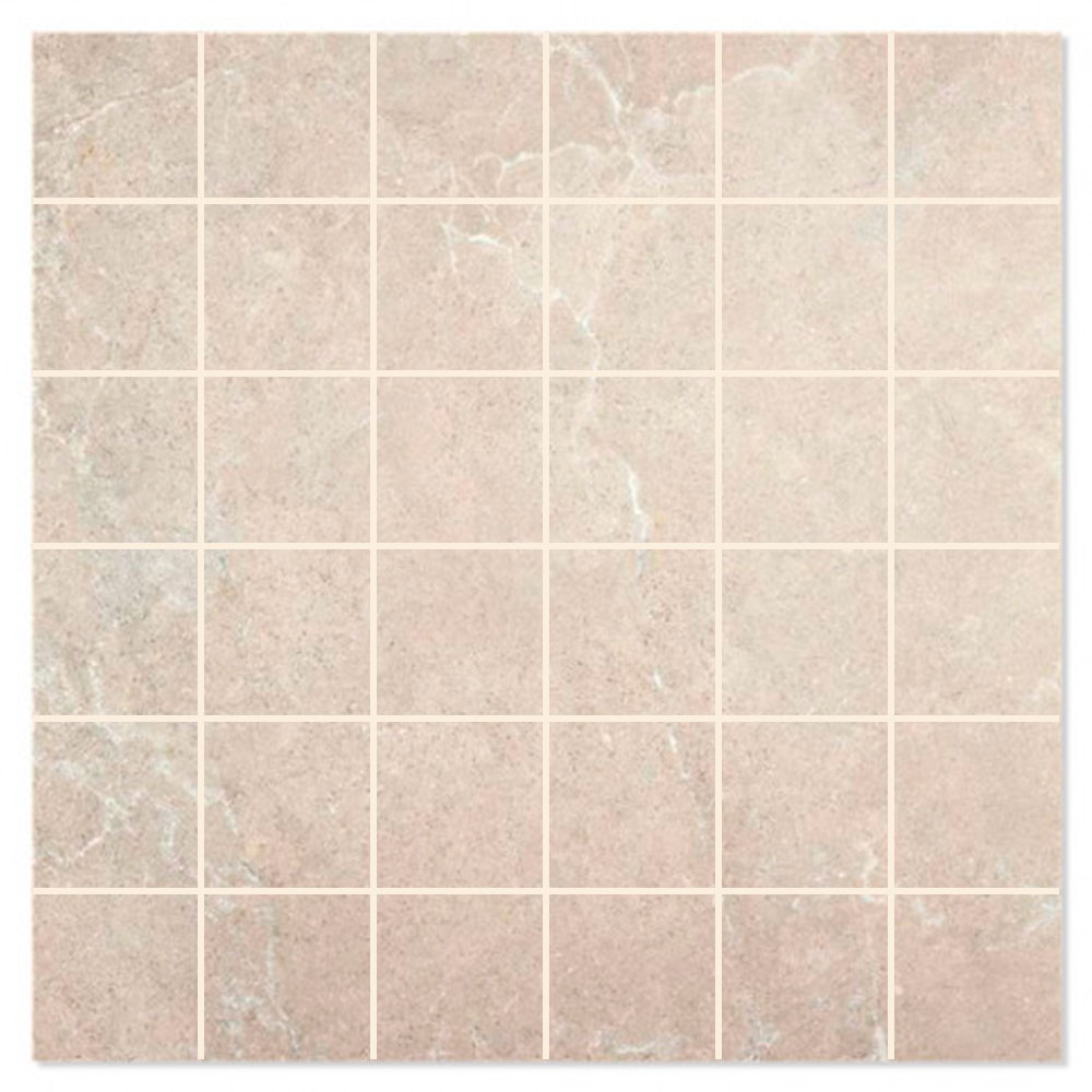 Mosaik Klinker Pulse Beige Matt 30x30 (5x5) cm